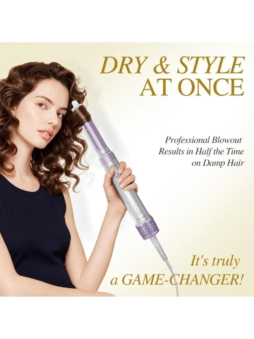 5-in-1 Hair Multi-Styler & Dryer, 1500W, Negative Ionic Technology for